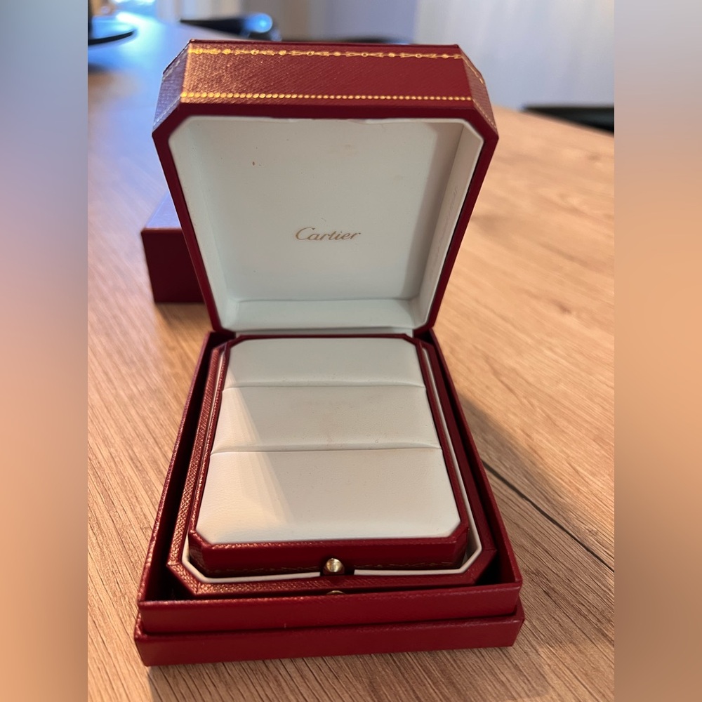 Cartier Red and White Jewelry Box